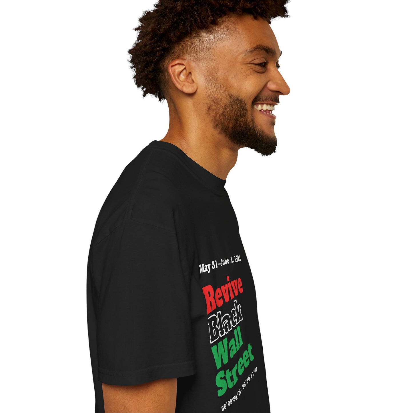 Revive Black Wall Street Tee