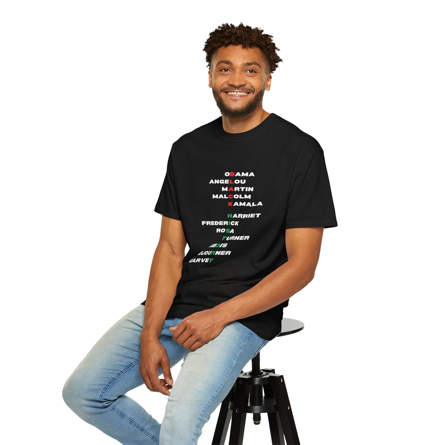 Icons in Black History Tee (Black)