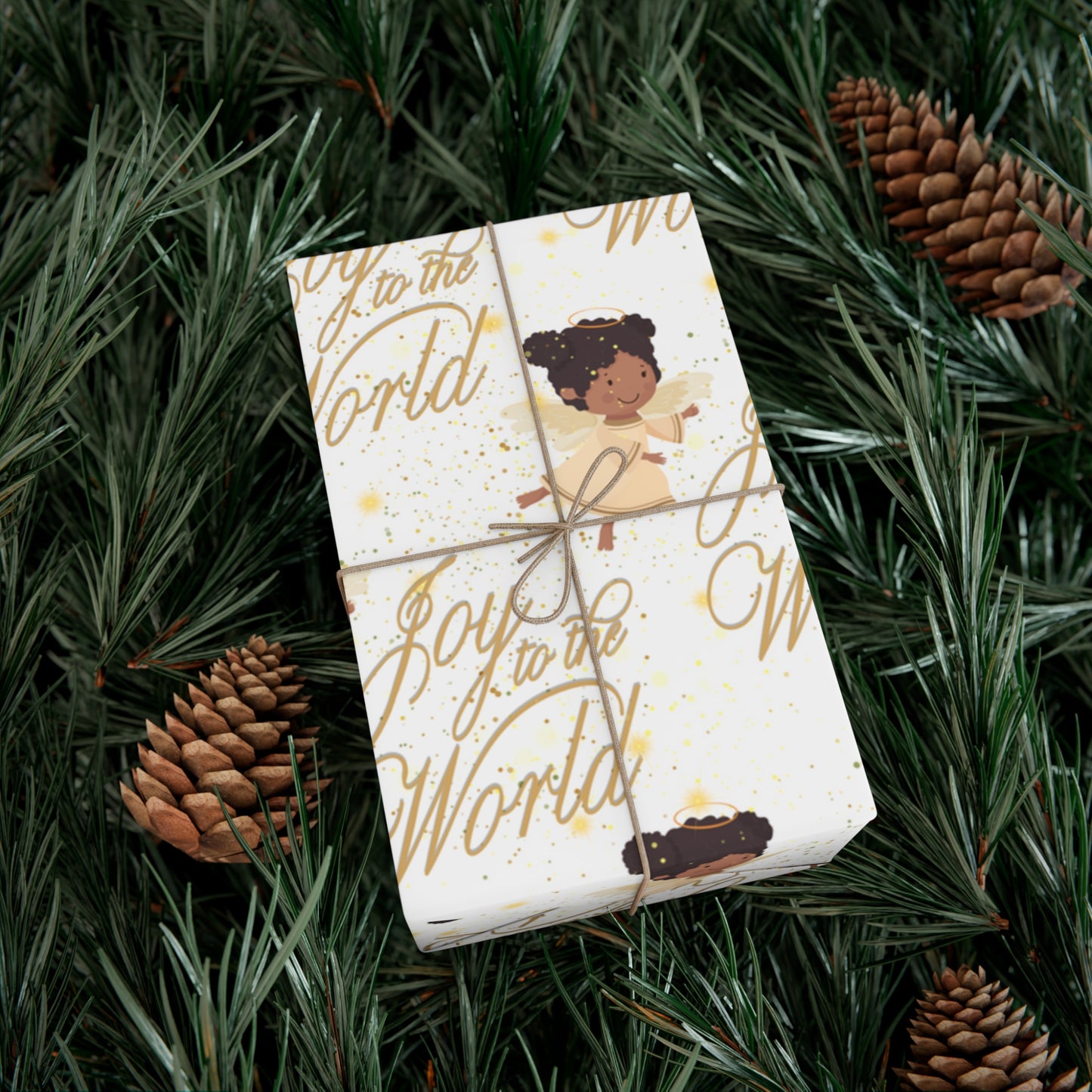 Joy to the World Holiday Gift Wrap