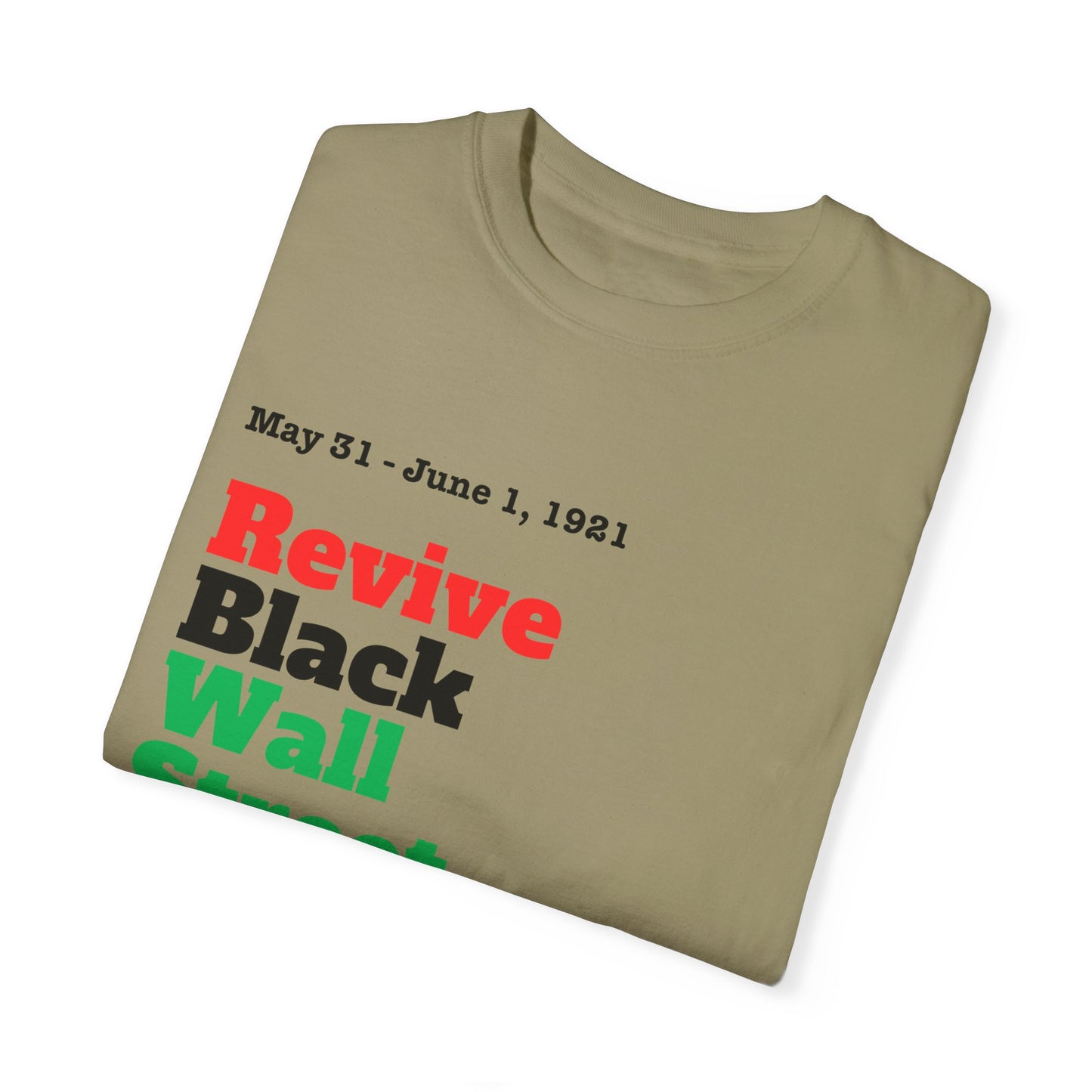 Revive Black Wall Street Tee