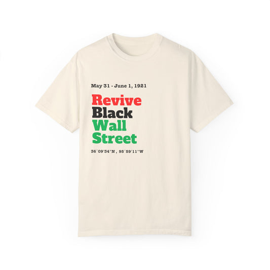 Revive Black Wall Street Tee