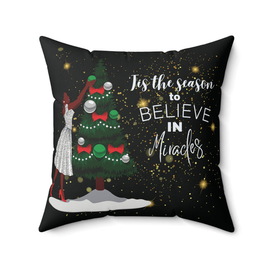 'Tis The Season Square Pillow