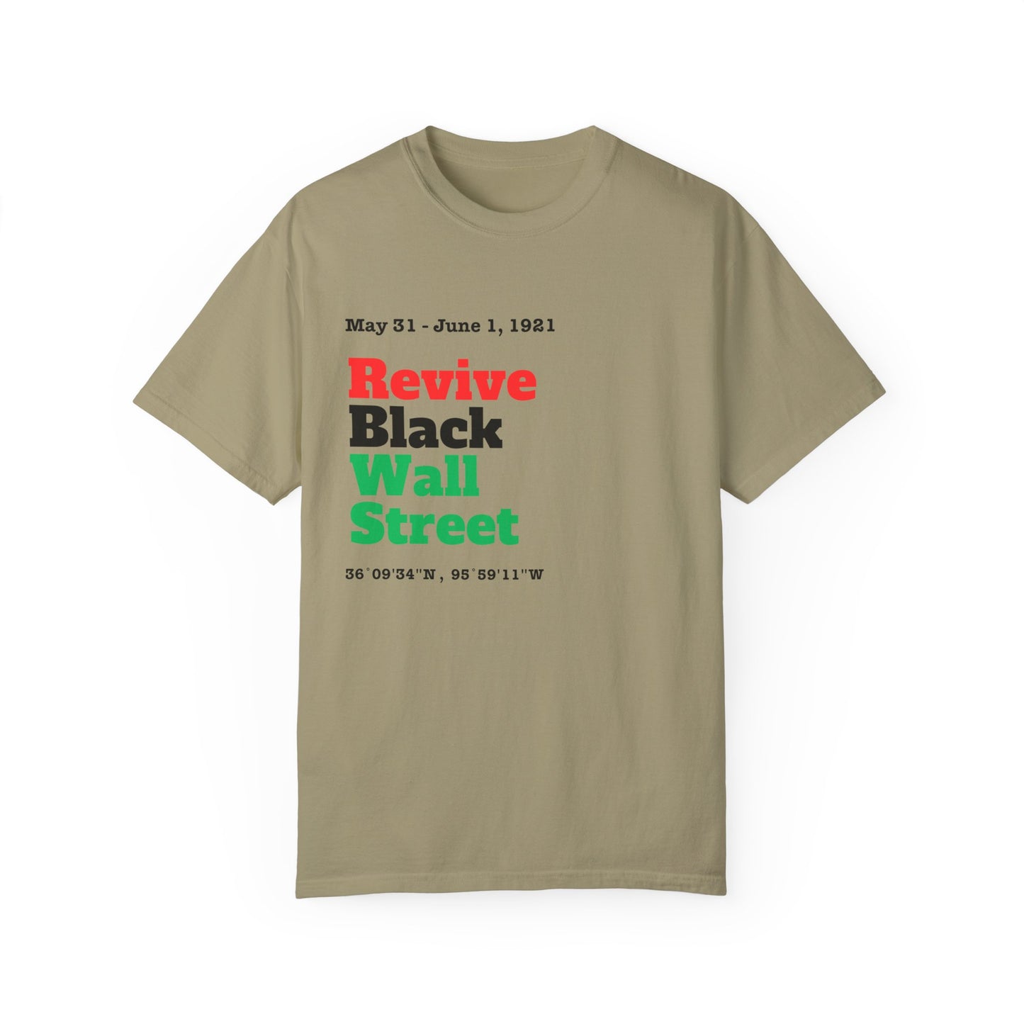 Revive Black Wall Street Tee