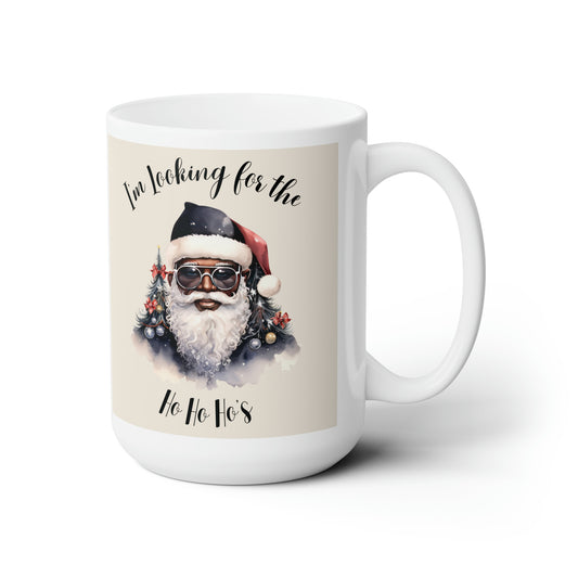 Black Santa Ho Ho Ho Mug