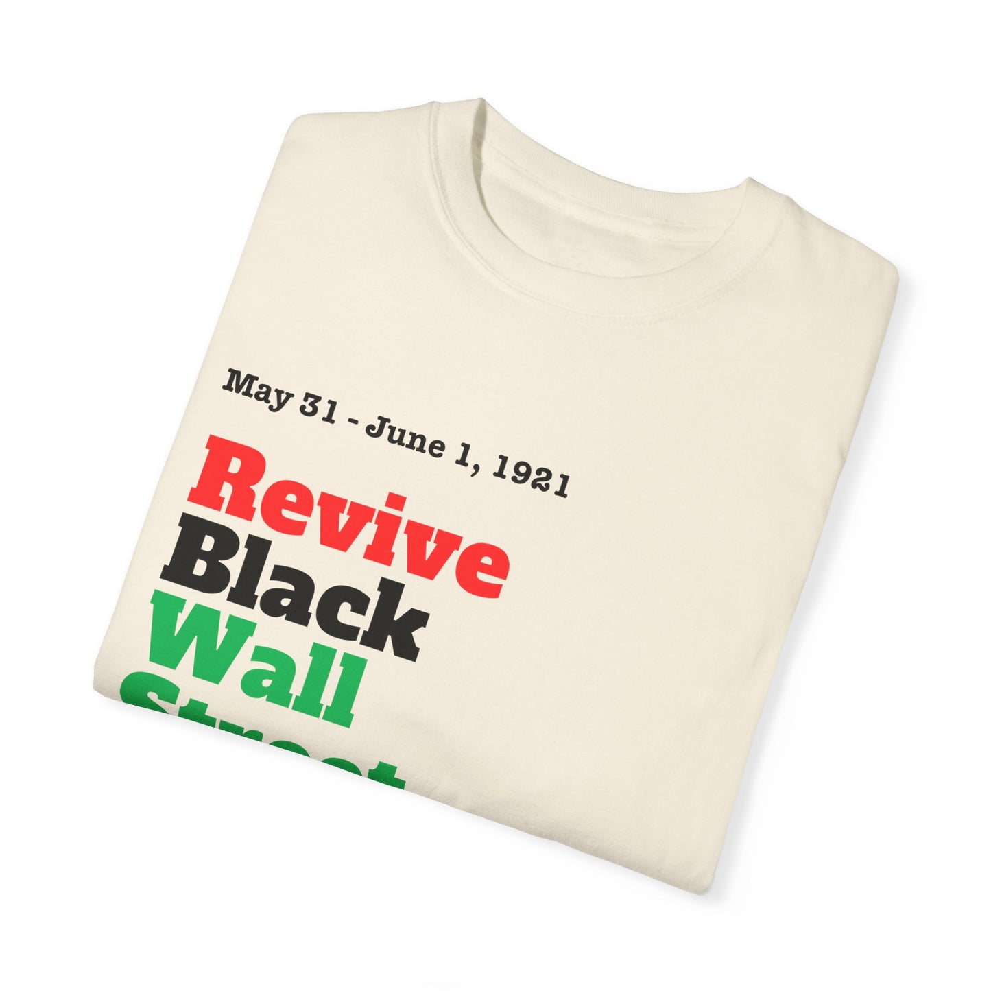 Revive Black Wall Street Tee